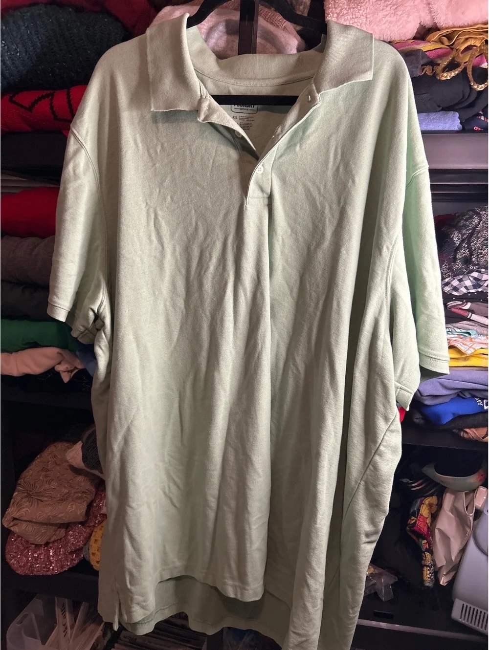 The Foundry Supply Co. Men's 4XL Polo Shirt Light Green